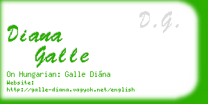 diana galle business card